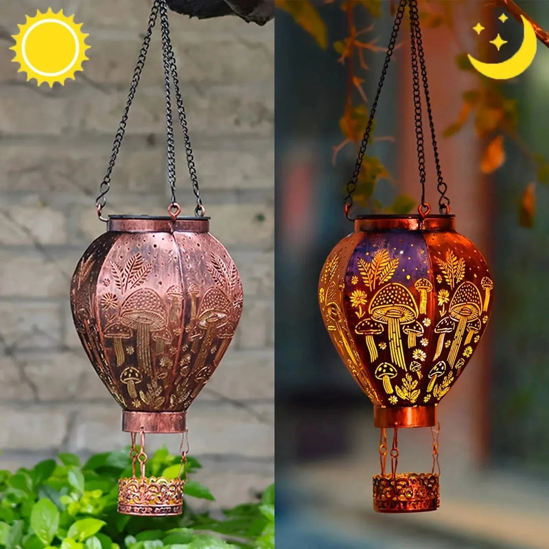 Solar Hot Air Balloon Hanging Garden Lantern