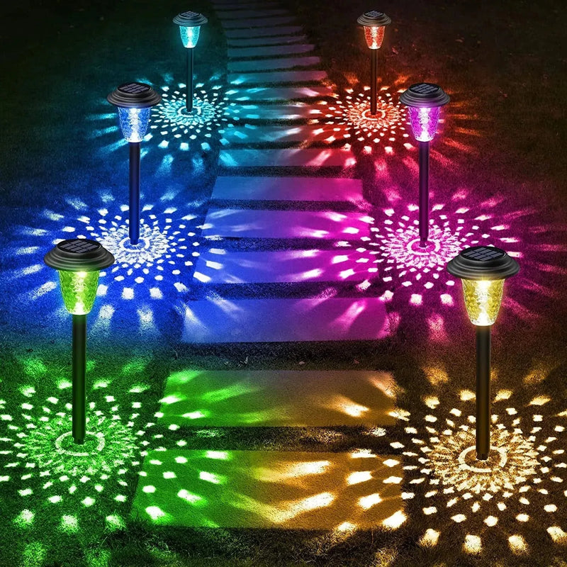 Solar Projection Garden Stake Lights – 2 Pack