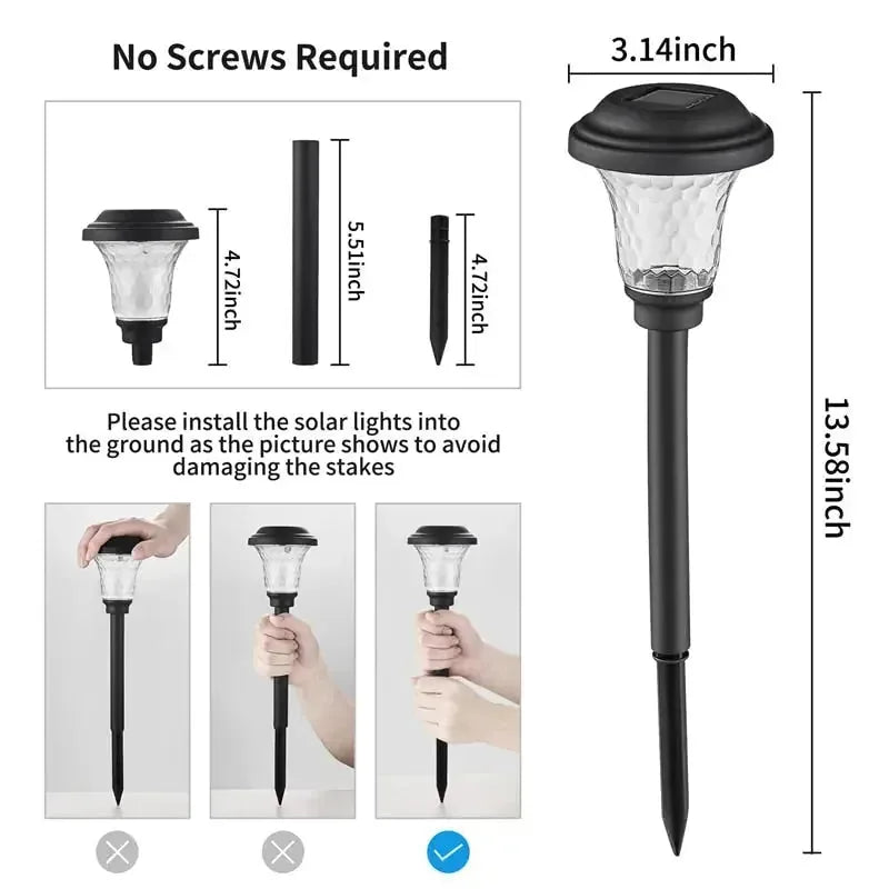 Solar Projection Garden Stake Lights – 2 Pack