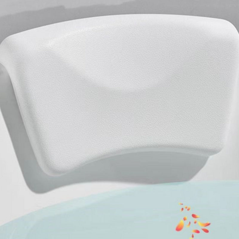 Soft Silicone Bath Pillow with Ergonomic Neck Support