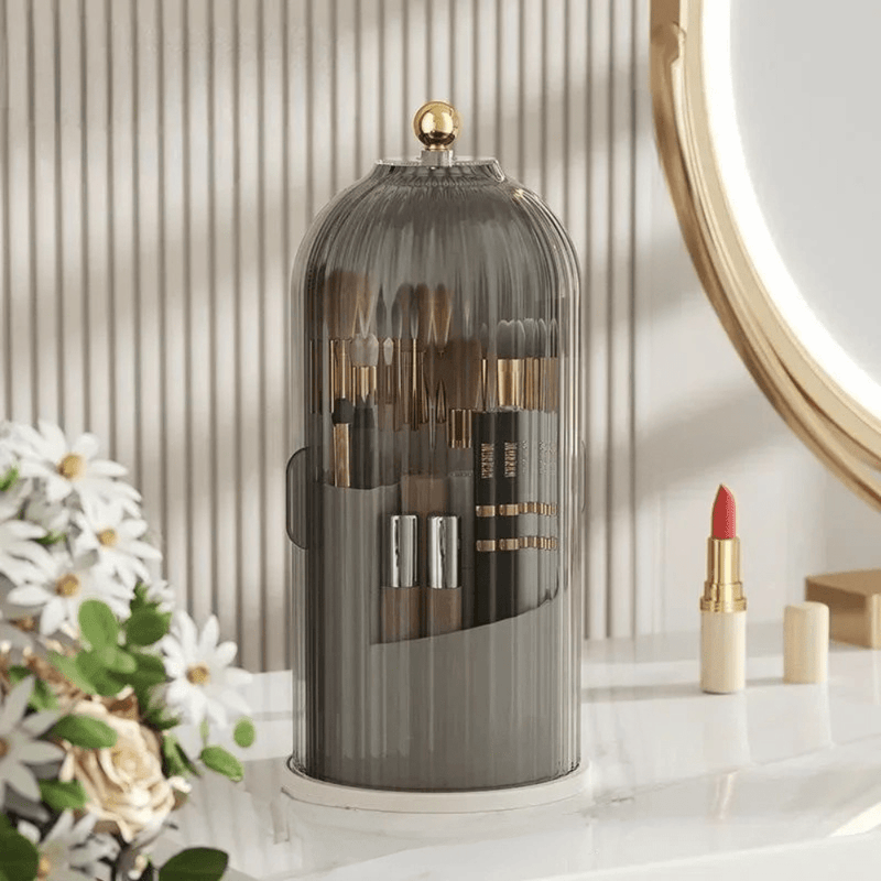 360° Rotating Makeup Organiser with Clear Cover