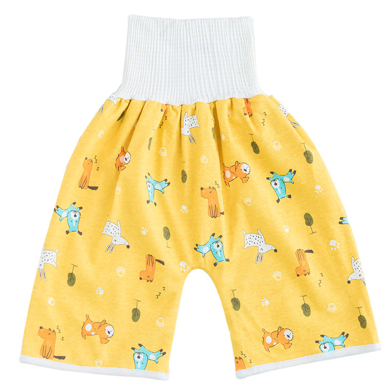 Reusable Toddler Potty-Training Shorts and Skirts with Stretch Waist