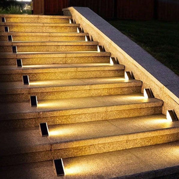 Solar Pathway Lights for Outdoor Garden and Walkway Illumination