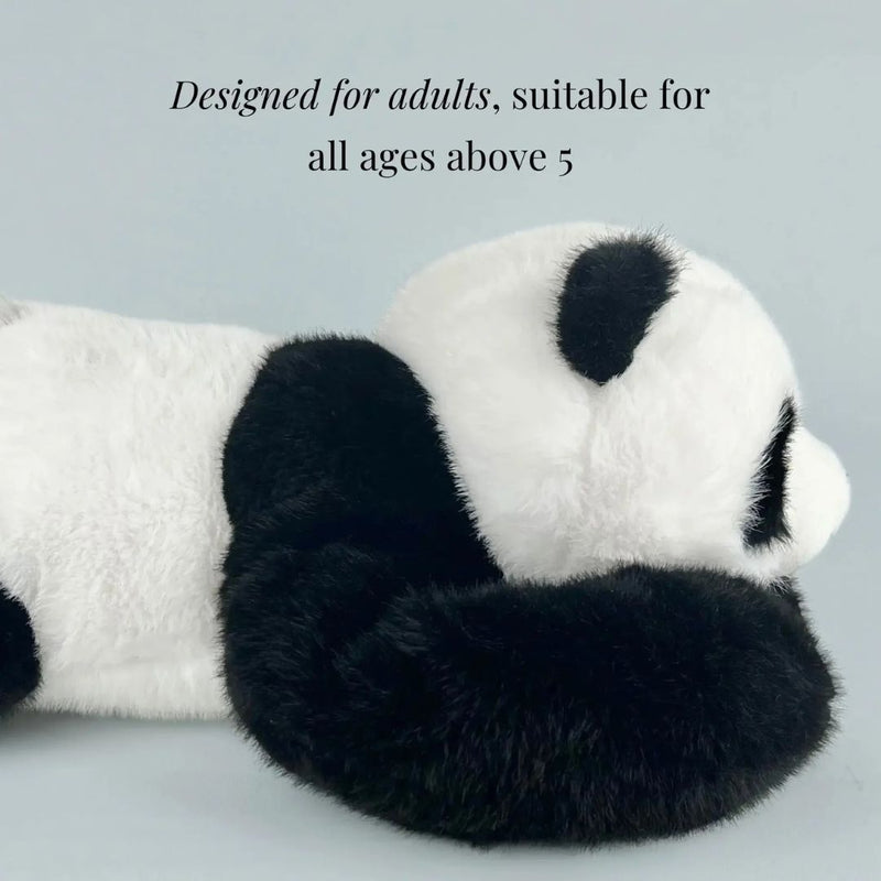 Weighted Panda Plush Toy with Calming Effect for Relaxation and Comfort