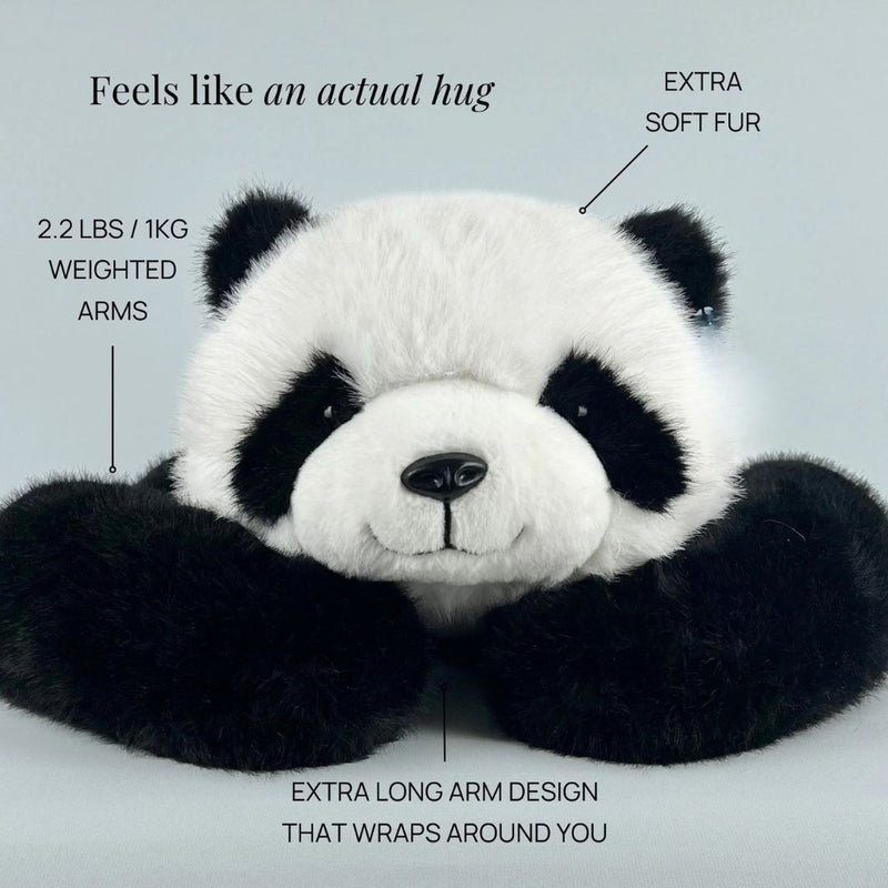 Weighted Panda Plush Toy with Calming Effect for Relaxation and Comfort