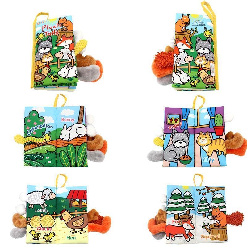 3D Interactive Early Learning Soft Cloth Book