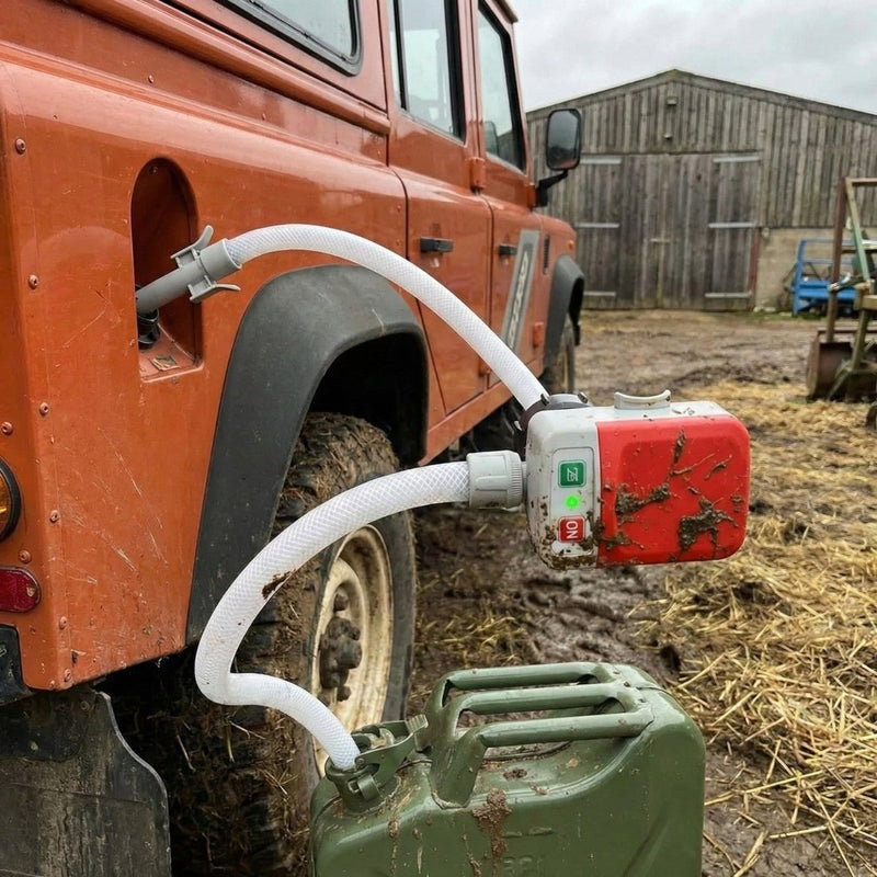 Portable Electric Liquid Transfer Pump with Self-Priming System & 3 Adapters