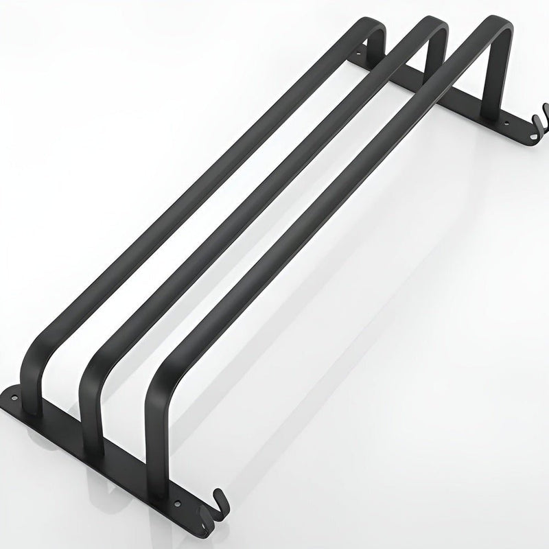 Wall-Mounted Towel Rack with Three Storage Bars