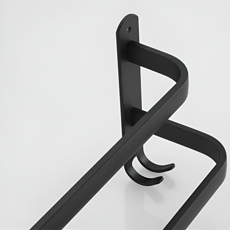 Wall-Mounted Towel Rack with Three Storage Bars