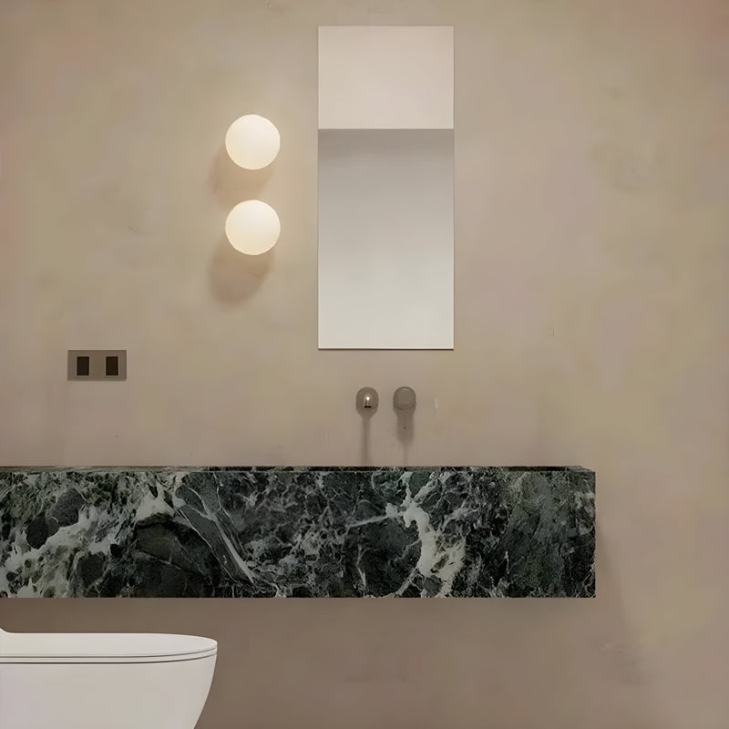 Minimalist Frosted Glass Wall Light with Soft Ambient Glow