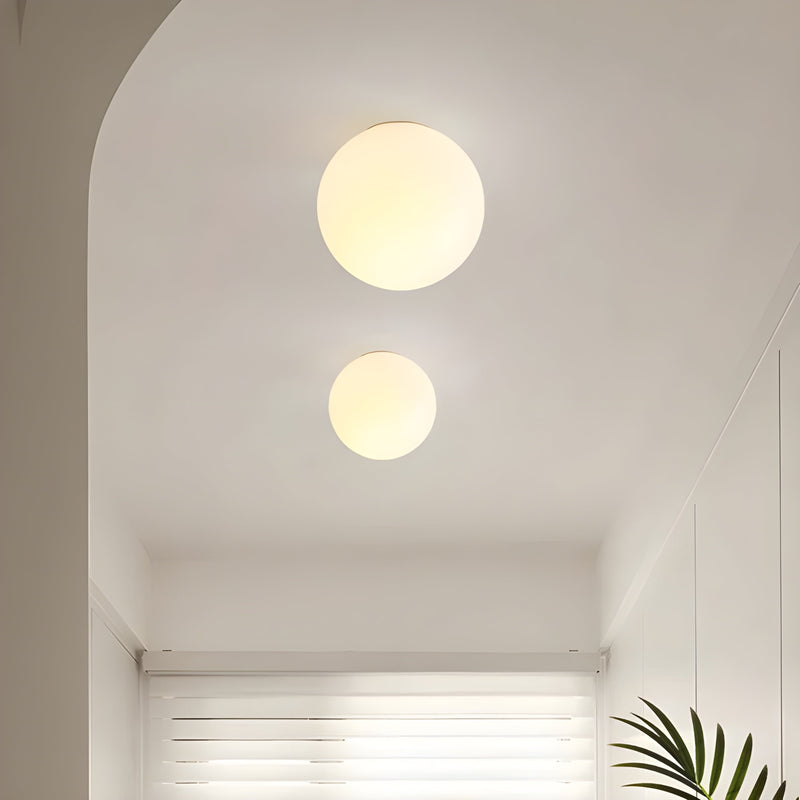 Minimalist Frosted Glass Wall Light with Soft Ambient Glow