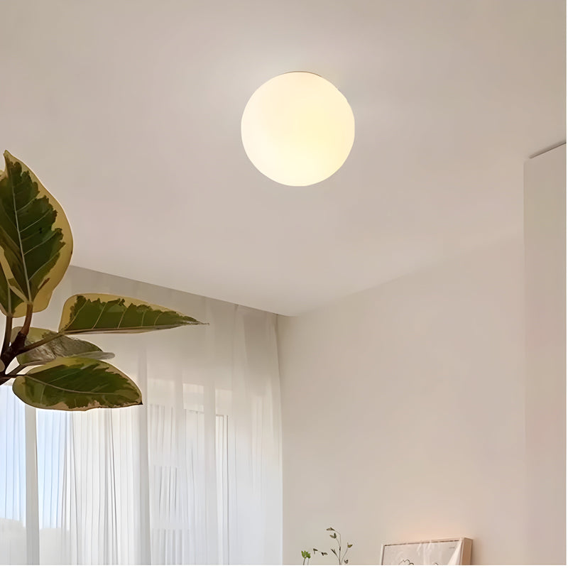 Minimalist Frosted Glass Wall Light with Soft Ambient Glow
