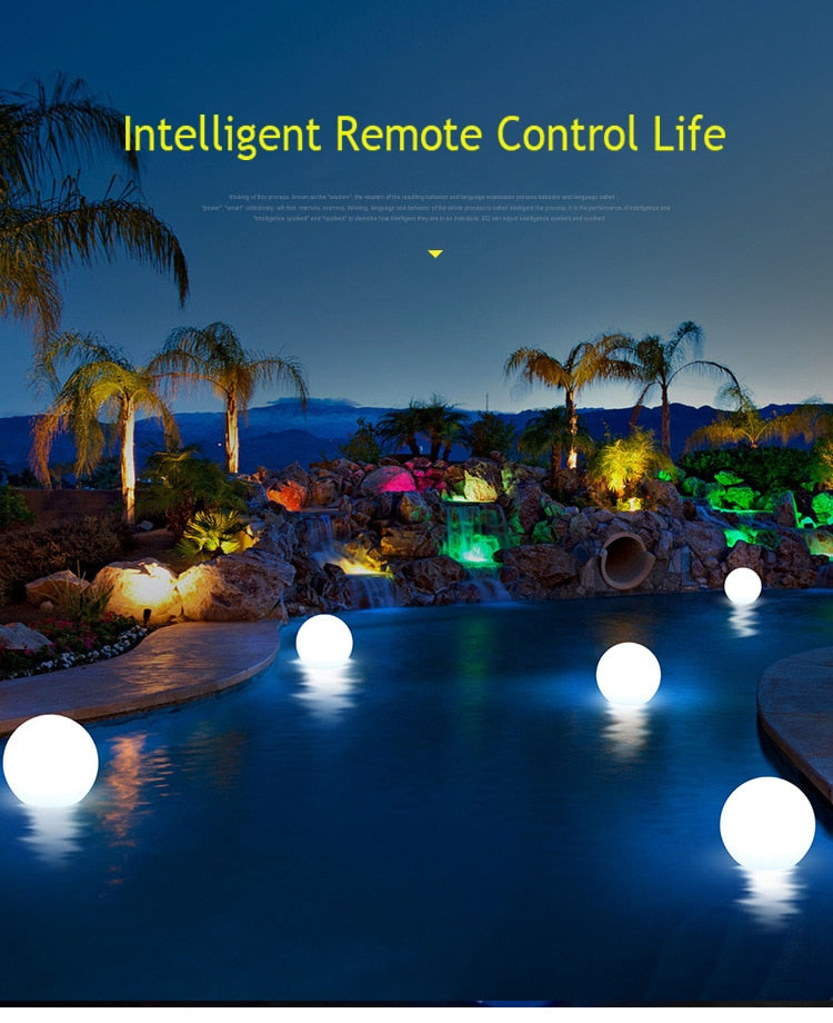 Rechargeable Floating LED Pool Light