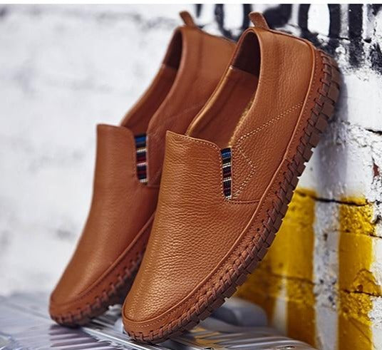 Men's Comfortable Slip-On Shoes with Flexible Sole for Daily Walking Comfort