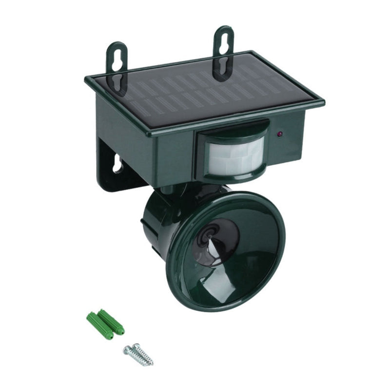 Outdoor Motion Sensor Bird Repeller with Adjustable Sound Modes