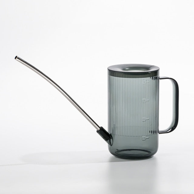 Long Spout Indoor Watering Can with Measuring Scale