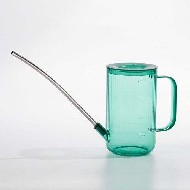 Long Spout Indoor Watering Can with Measuring Scale
