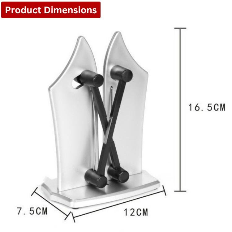 Adjustable Tungsten Carbide Knife Sharpener with Spring-Action Sharpening Bars