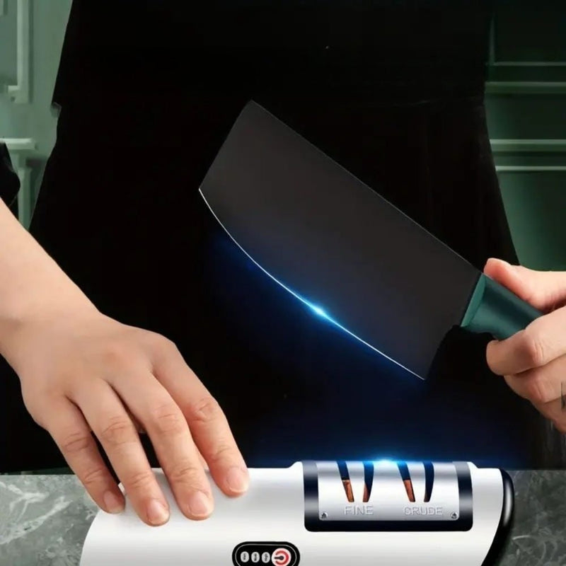 2-Stage Electric Knife Sharpener with Coarse & Fine Sharpening
