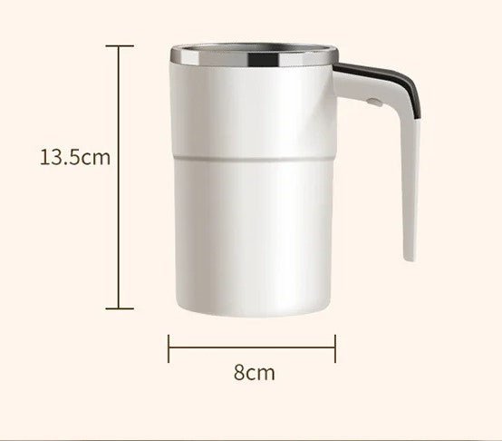 Rechargeable Self-Stirring Coffee Mug – Smart Mixing Cup with Temperature Display