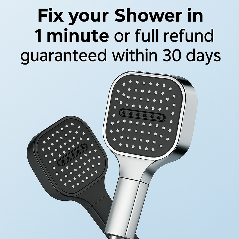 High-Pressure Handheld Shower Head with Multiple Spray Modes
