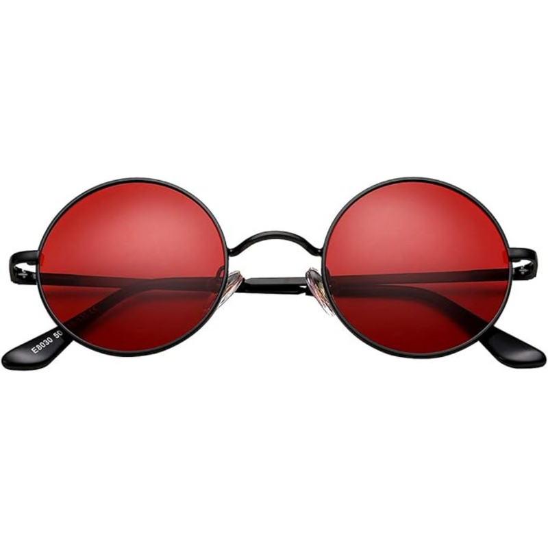 Unisex Polarised Round Sunglasses with UV400 Protection for Everyday Wear