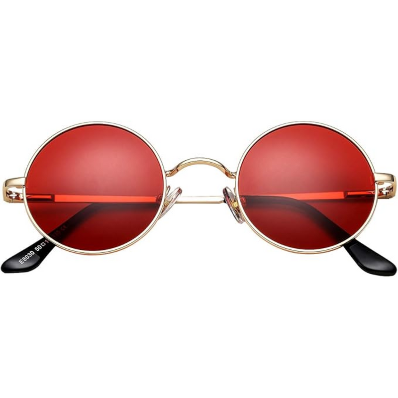 Unisex Polarised Round Sunglasses with UV400 Protection for Everyday Wear