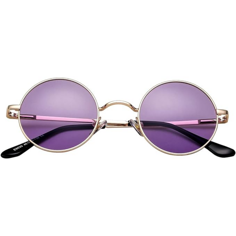 Unisex Polarised Round Sunglasses with UV400 Protection for Everyday Wear