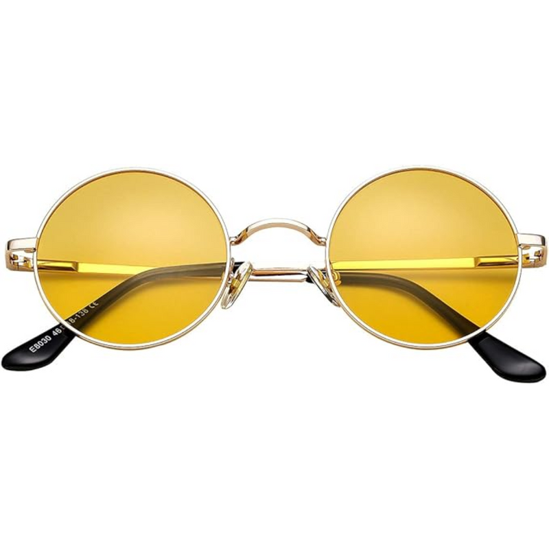 Unisex Polarised Round Sunglasses with UV400 Protection for Everyday Wear