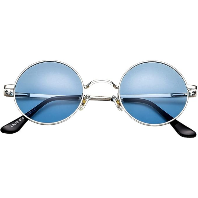 Unisex Polarised Round Sunglasses with UV400 Protection for Everyday Wear