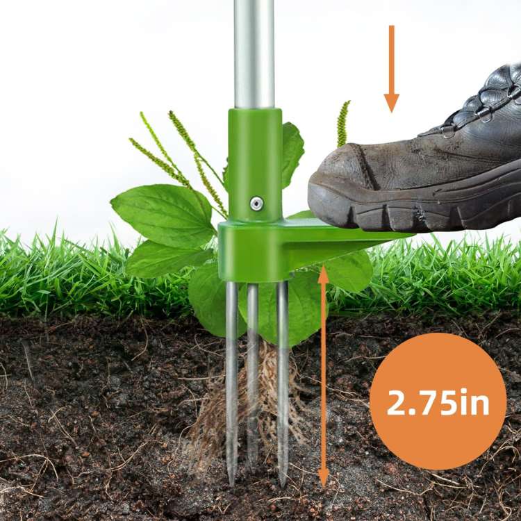Ergonomic Weed Puller with Claw for Root Removal
