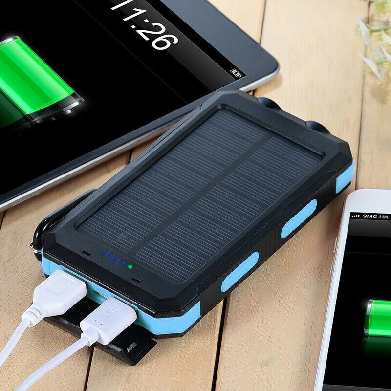 20000mAh Solar Power Bank – Waterproof, Rugged & With Torch