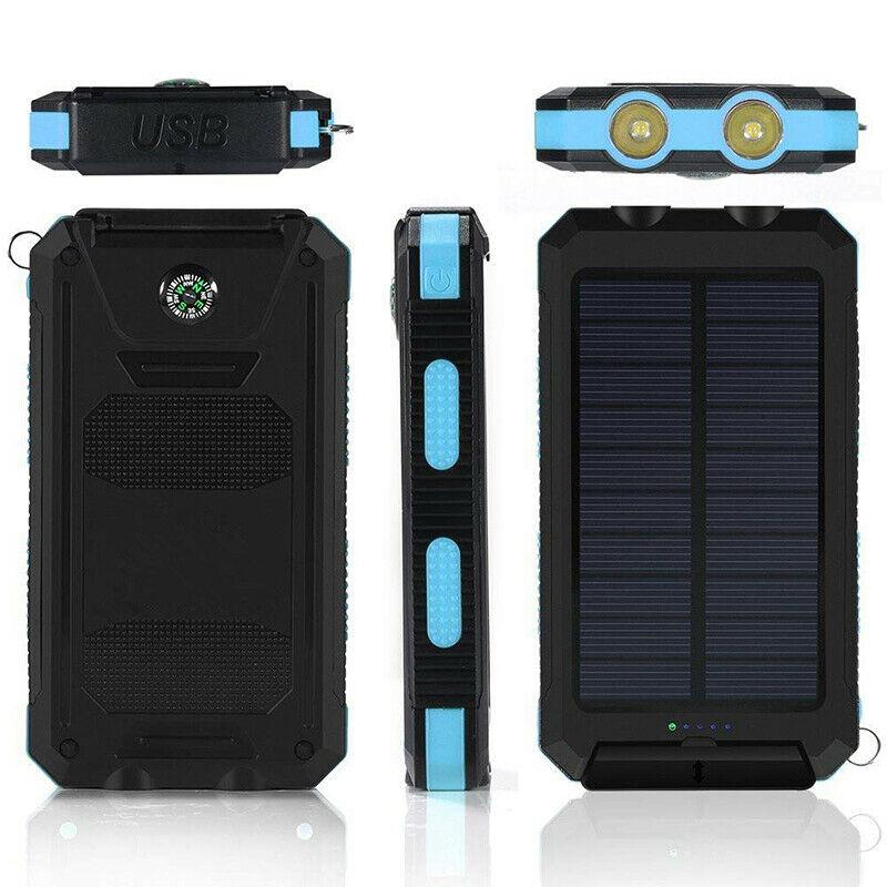 20000mAh Solar Power Bank – Waterproof, Rugged & With Torch