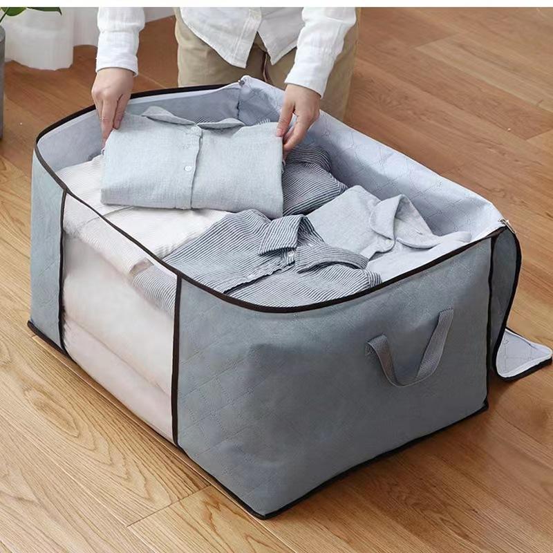 Foldable Clothes Storage Bag with Clear Viewing Window