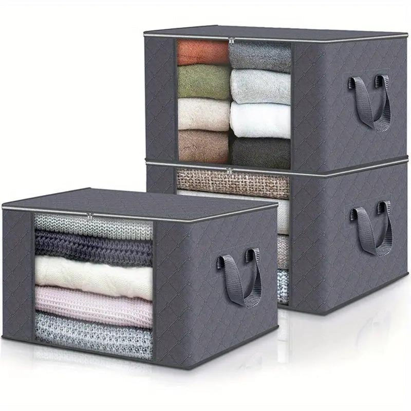 Foldable Clothes Storage Bag with Clear Viewing Window