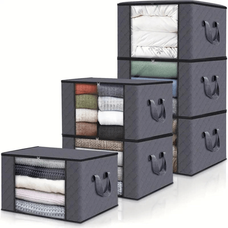 Foldable Clothes Storage Bag with Clear Viewing Window