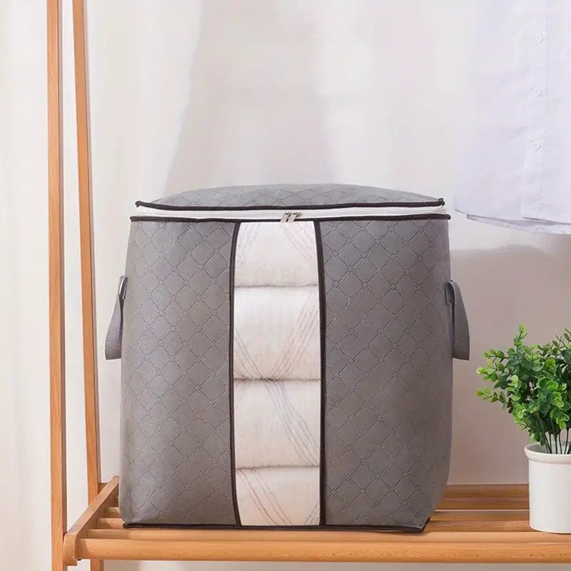 Foldable Clothes Storage Bag with Clear Viewing Window