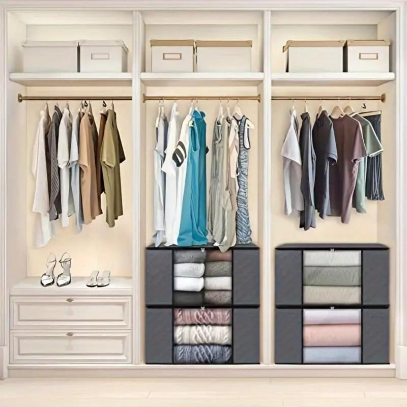 Foldable Clothes Storage Bag with Clear Viewing Window