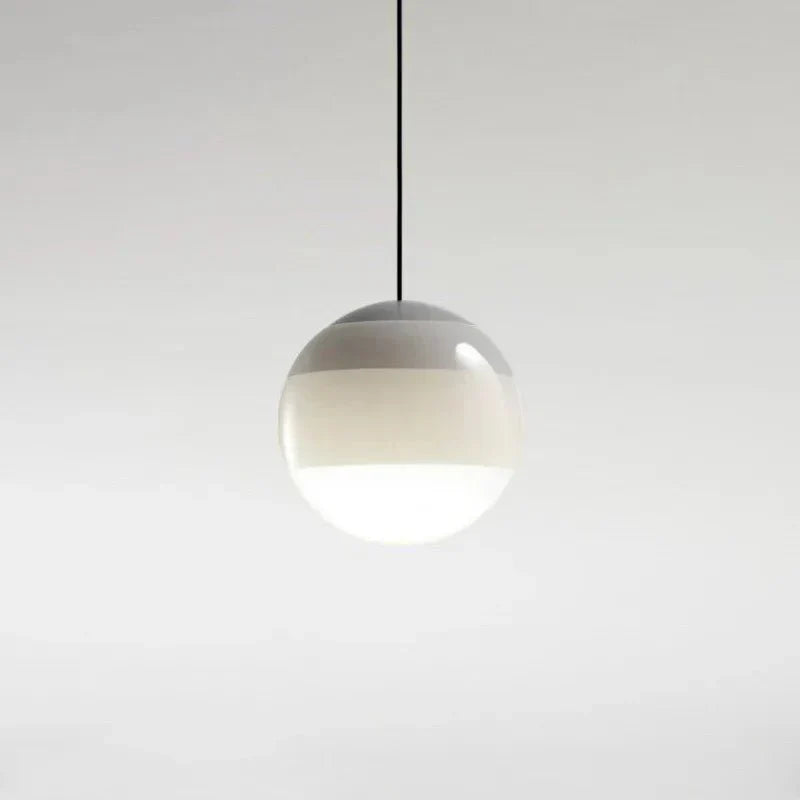 Gradient Glass Pendant Lamp with Dimmable LED Lighting