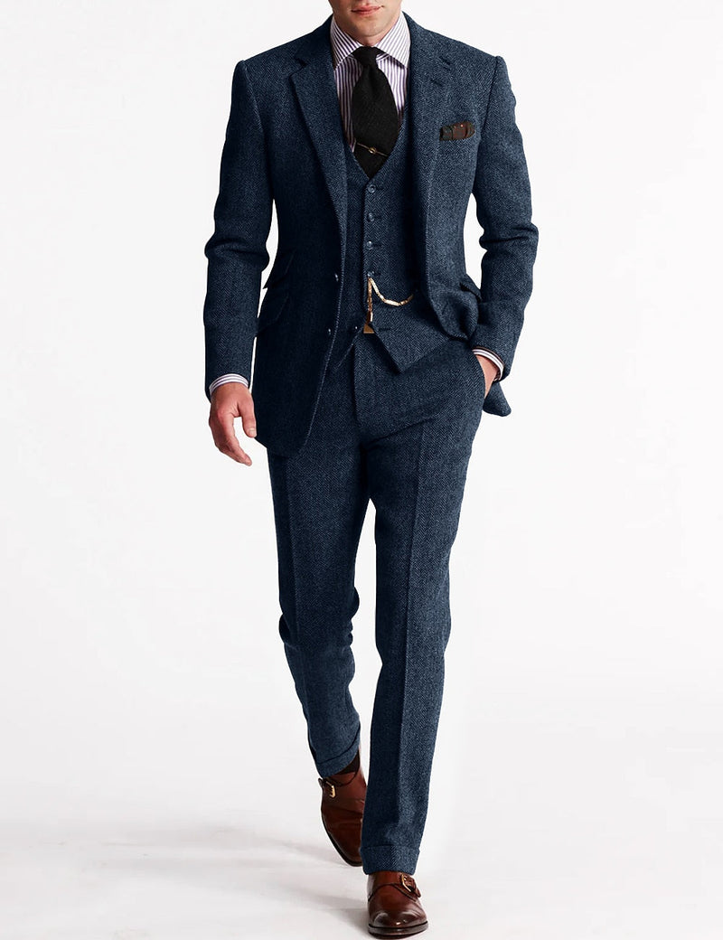 Vintage 3-Piece Men's Suit – Perfect for Parties and Formal Occasions