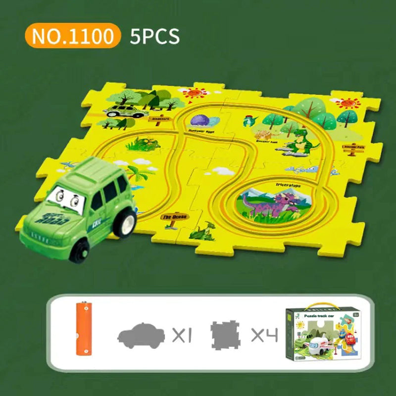 DIY Educational Electric Car Track Set