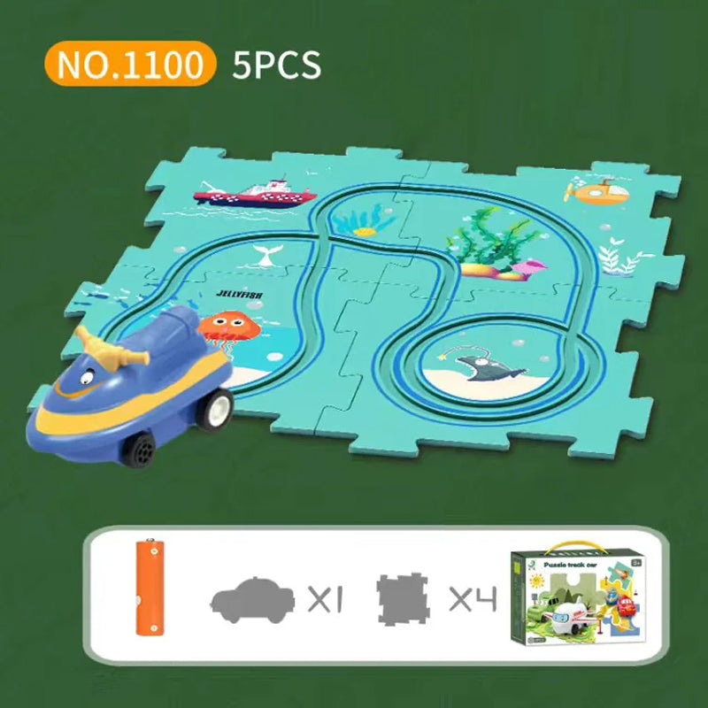 DIY Educational Electric Car Track Set