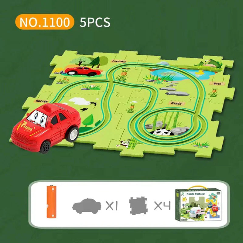 DIY Educational Electric Car Track Set