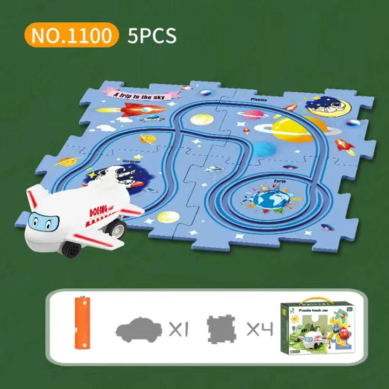 DIY Educational Electric Car Track Set
