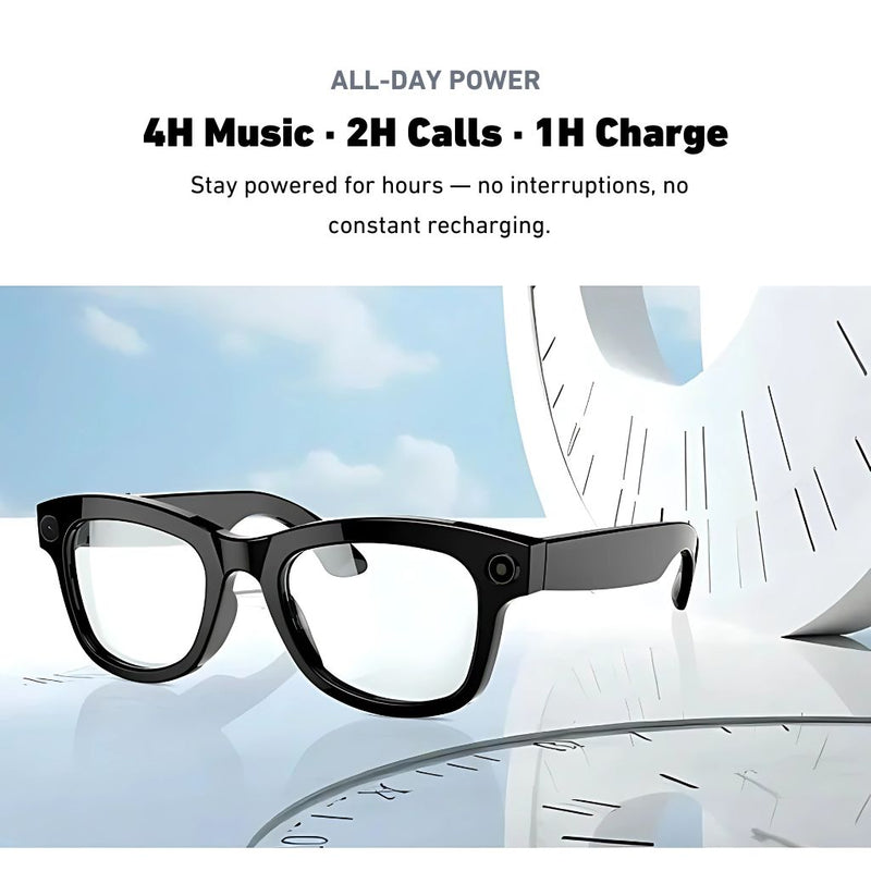 VisionX Smartglasses – Smart Glasses with Camera and Audio in Stylish Design