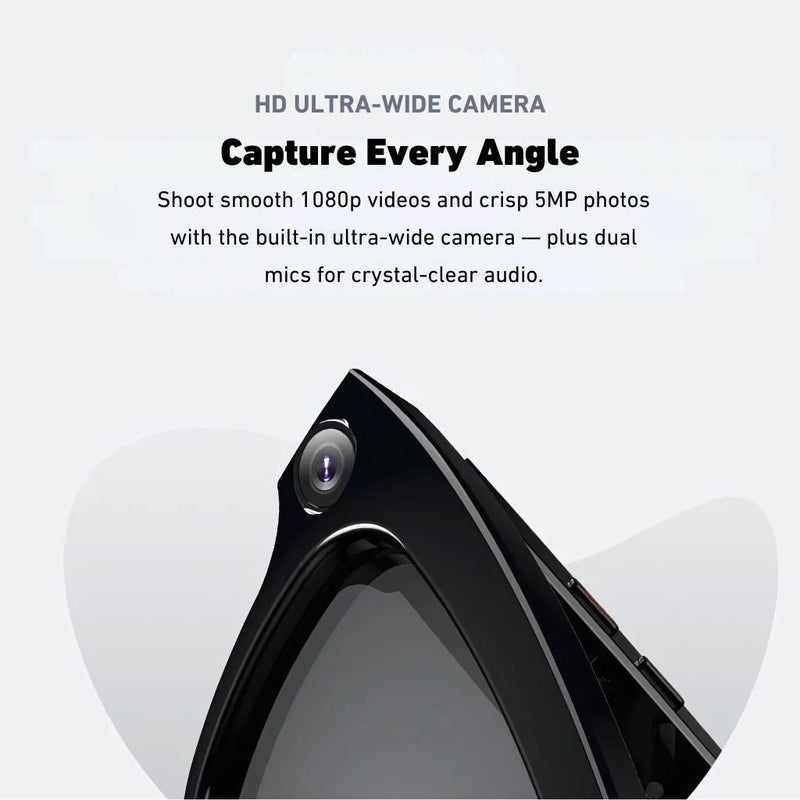 VisionX Smartglasses – Smart Glasses with Camera and Audio in Stylish Design