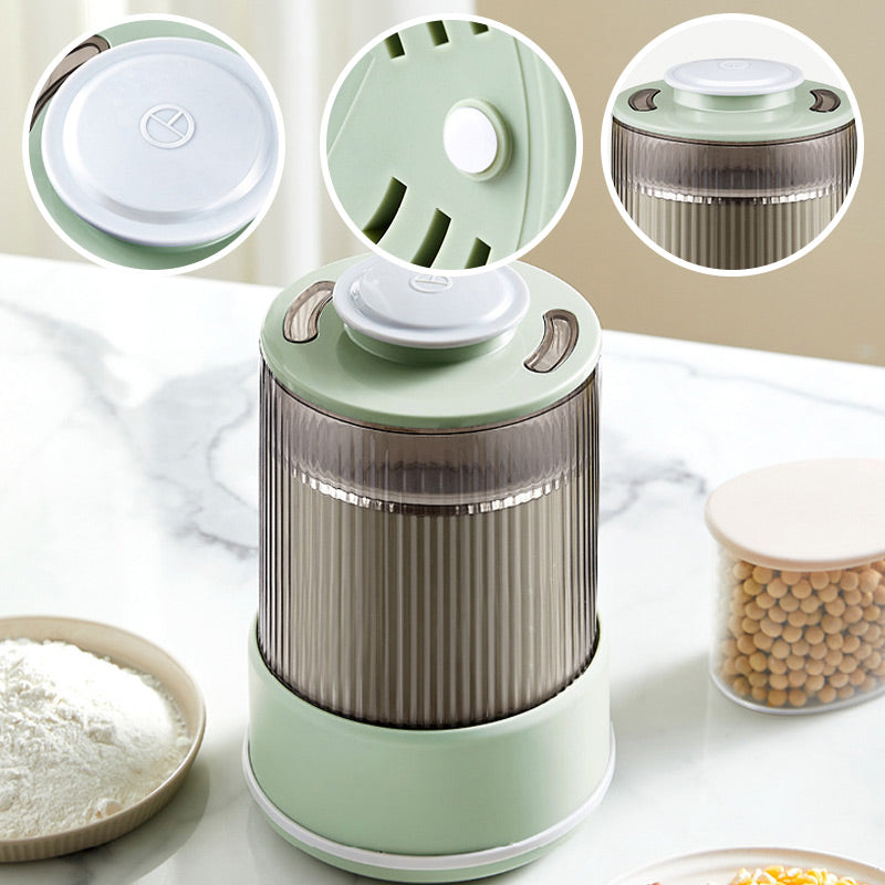 500 g Electric Food Grinder with Stainless Steel Chamber & Safety Lock