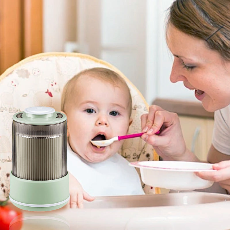500 g Electric Food Grinder with Stainless Steel Chamber & Safety Lock