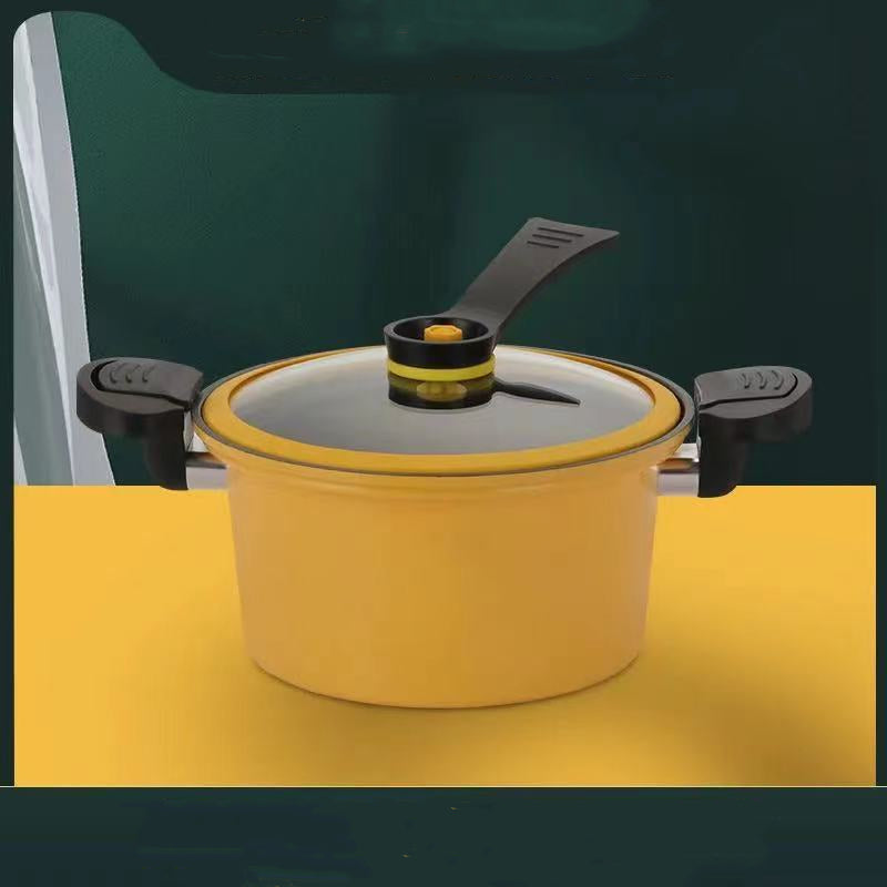 3.5L Quick Pressure Cooking Pot with Non-Stick Interior
