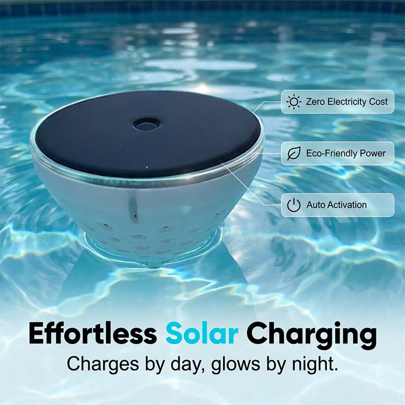 Solar Floating Fish Projection Pool Light